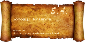 Somogyi Arianna névjegykártya